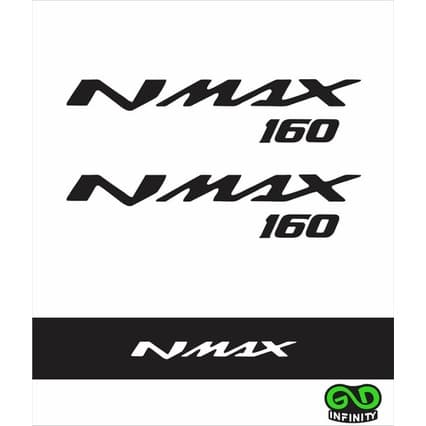 Emblema Nmax 160 Tamanho Original - 2 Unid. (+ Brinde)