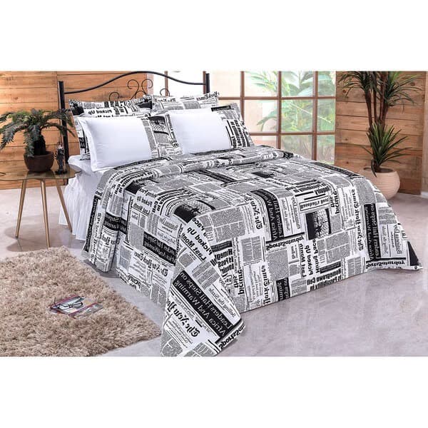 Duvet Capa de Edredom King Size com Zíper e Par de Fronhas Percal 180 Fios Renove seu Edredom