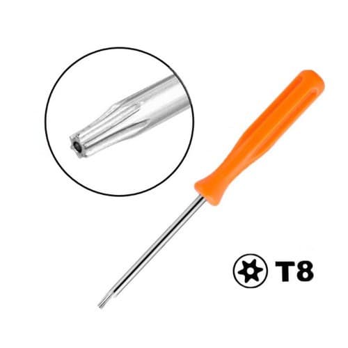 Chave T8 Torx com furo