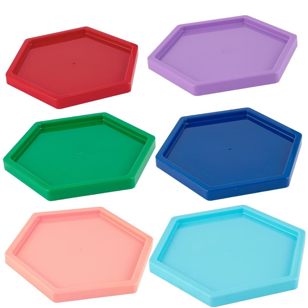 Bandeja Sextavada 22x24 Cm  - Decoração - Enfeite - Festas- Pratinho