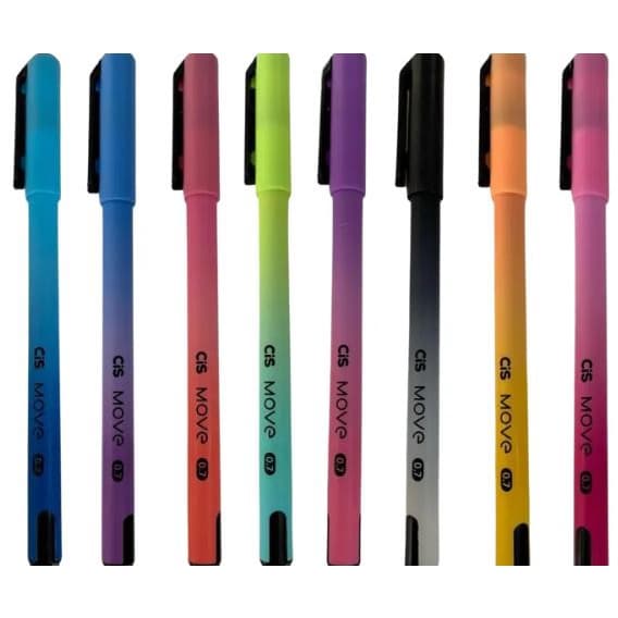 Caneta 0.7 Cis Move 2x Mais Tinta un