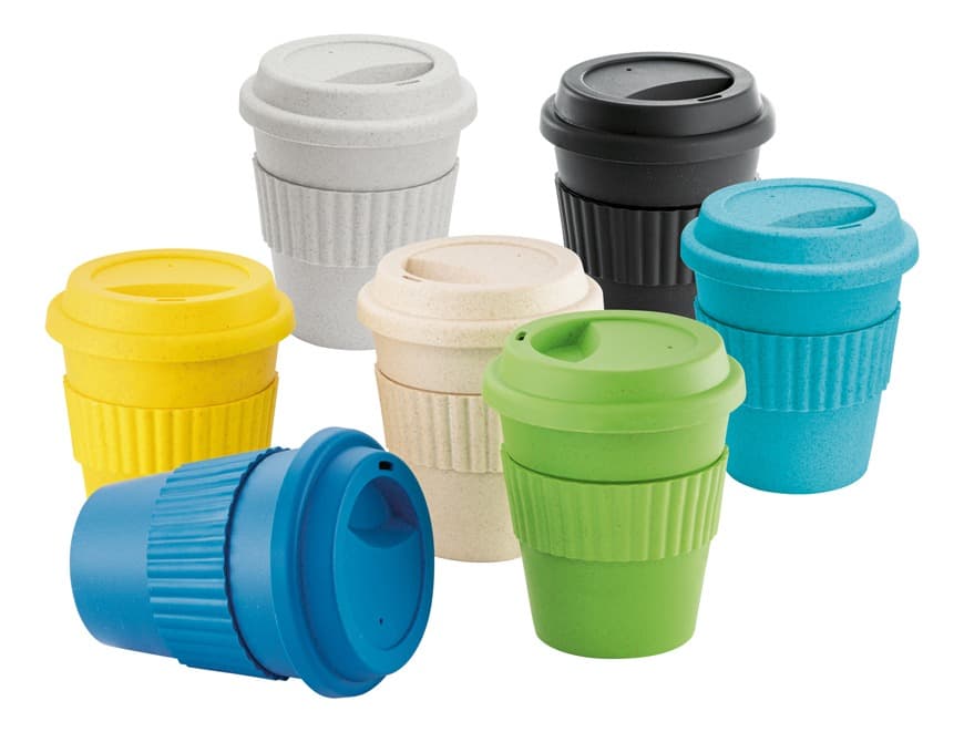 Copo Para Viagens E Bebidas Quentes - Fibra De Bambu - 380ml