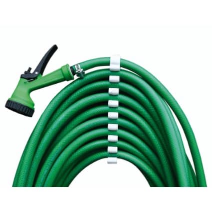Suporte Organizador de Pendurar Vassouras Pás Rodos Mangueira Até 8 Cabos 22,5 x5 cm