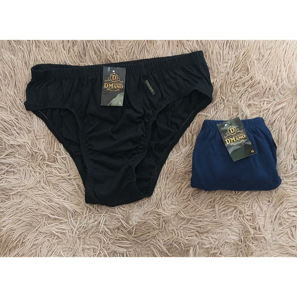 Kit Com 2 Cuecas Comum De Malha De Algodão