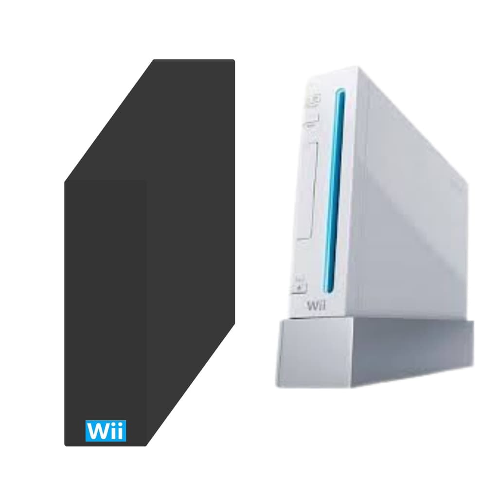 CAPA NINTENDO Wii VERTICAL - PRETA ANTI POEIRA PÊLOS IMPERMEÁVEL