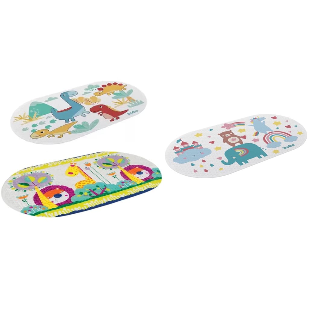 Tapete Banheiro Box Banho Antiderrapante Infantil Com Ventosas PVC - BUBA