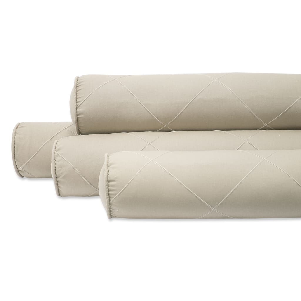 Kit Capas Rolinhos para Berço 4 peças Nervura 100% algodão