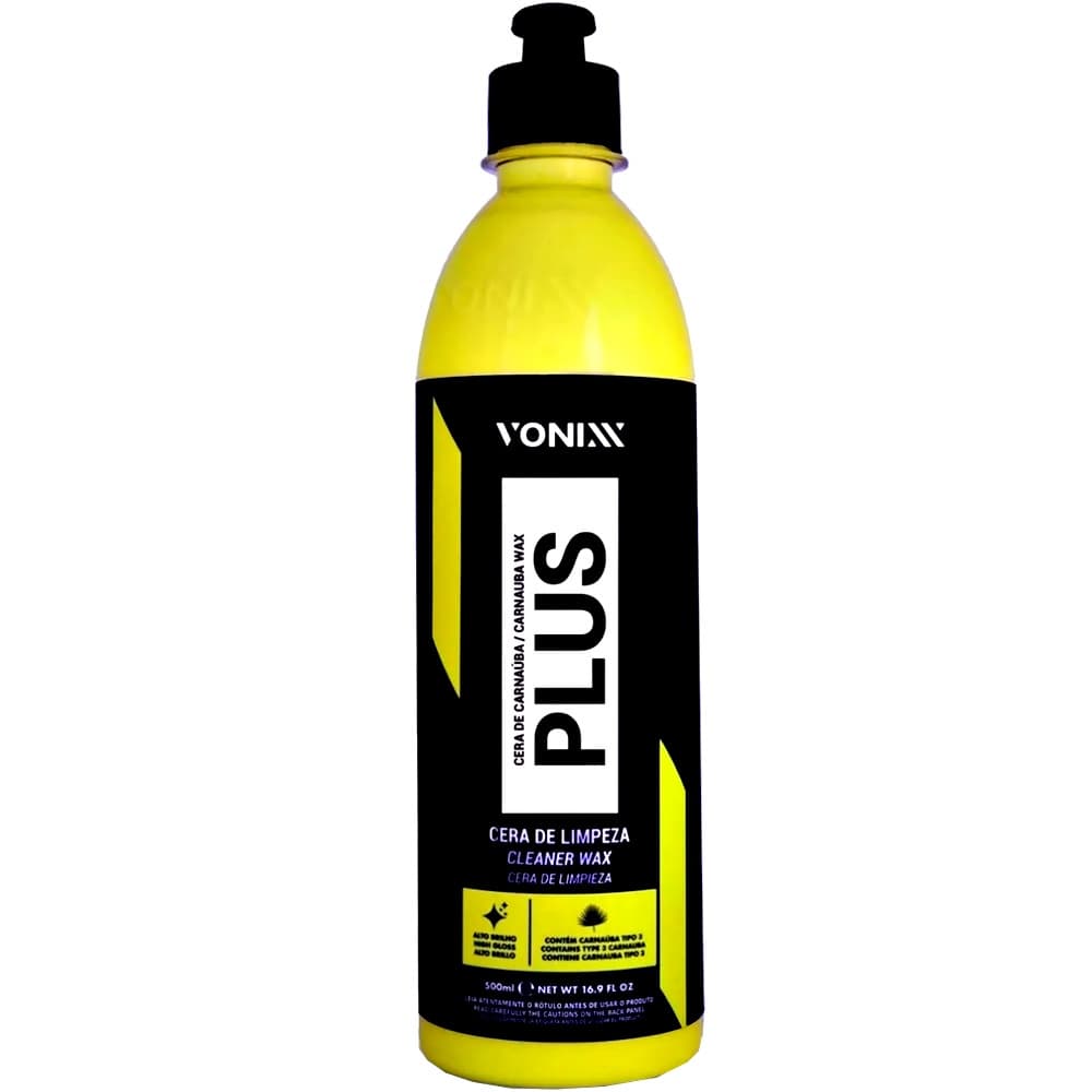 Cera Automotiva Carnauba Plus Vonixx Cera Limpadora Protetora 500ml