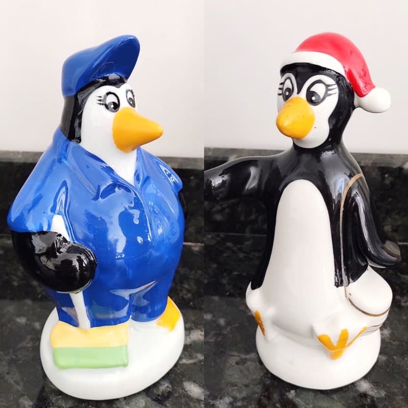 🐧 Pinguim de Geladeira / Enfeite decorativo de cozinha / decoração Pinguin geladeira fofo casa sala quarto Noel natal refrigerador congelador