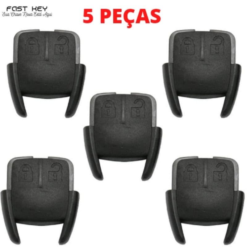 5 CAPAS CHAVE GM ASTRA CORSA CELTA PRISMA AGILE ZAFIRA 2 BOTÕES