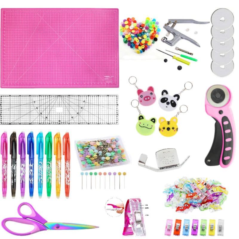 Kit Base De Corte Patchwork Cortador Alicate Botão Ritas Dona Shô