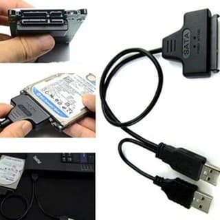 Cabo Adaptador Conversor Ssd Hd Sata 2.5' 3.5' Para Usb 2.0
