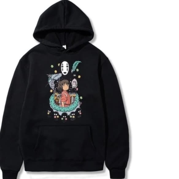 Moletom Blusa De Frio Canguru Filme Anime A Viagem De Chihiro Personagens