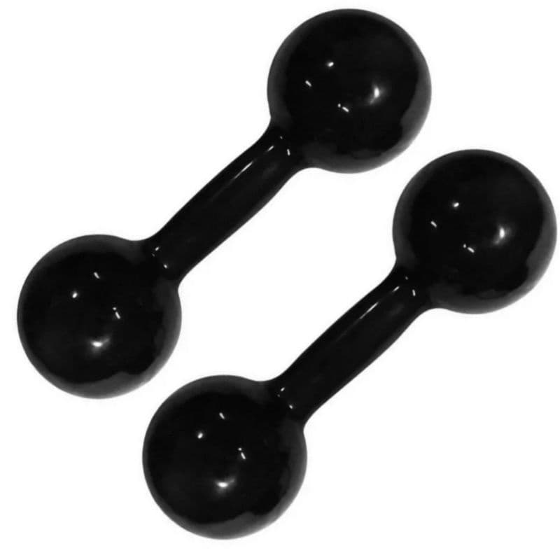 Halter 1kg emborrachado par total 2kg