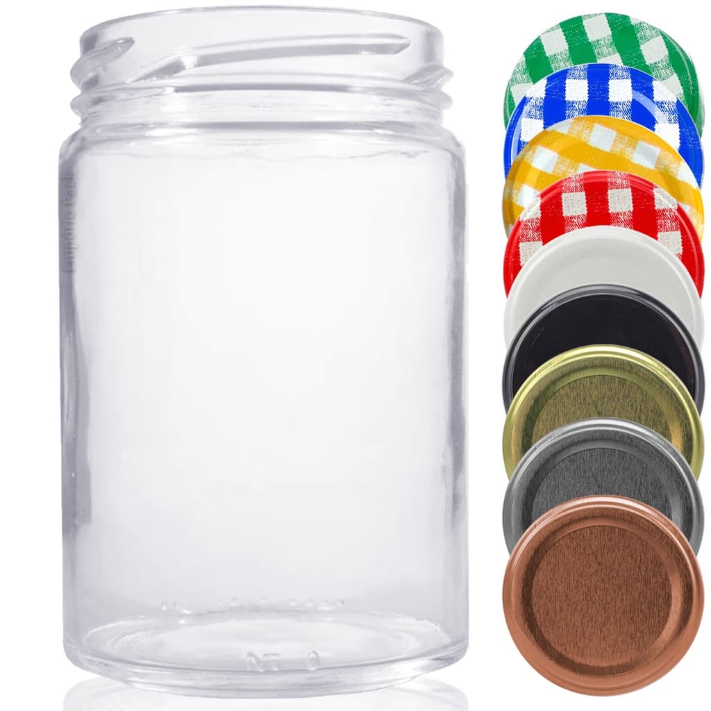 12 Potes De Vidro Andino 360ml Com Tampa E Lacre