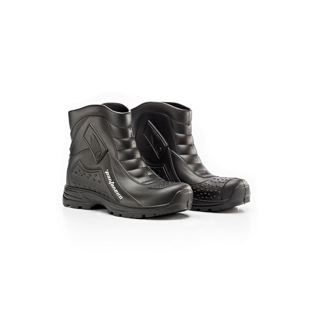 Bota Motociclista Impermeável Pvc Cano Curto Pantaneiro