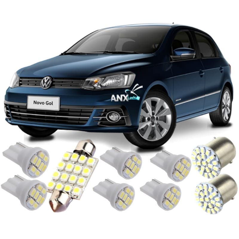 Kit Led Torpedo Gol Saveir G2 G3 G4 G5 G6 G7 Farolete Xenon