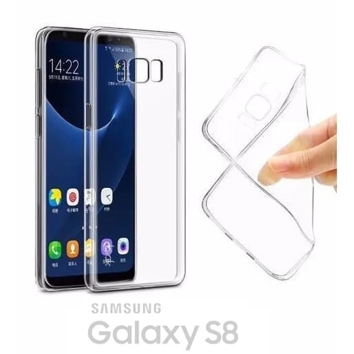 Capa Compatível com Galaxy S8 G950 Samsung Casca Ovo Ultra Fina Transparente
