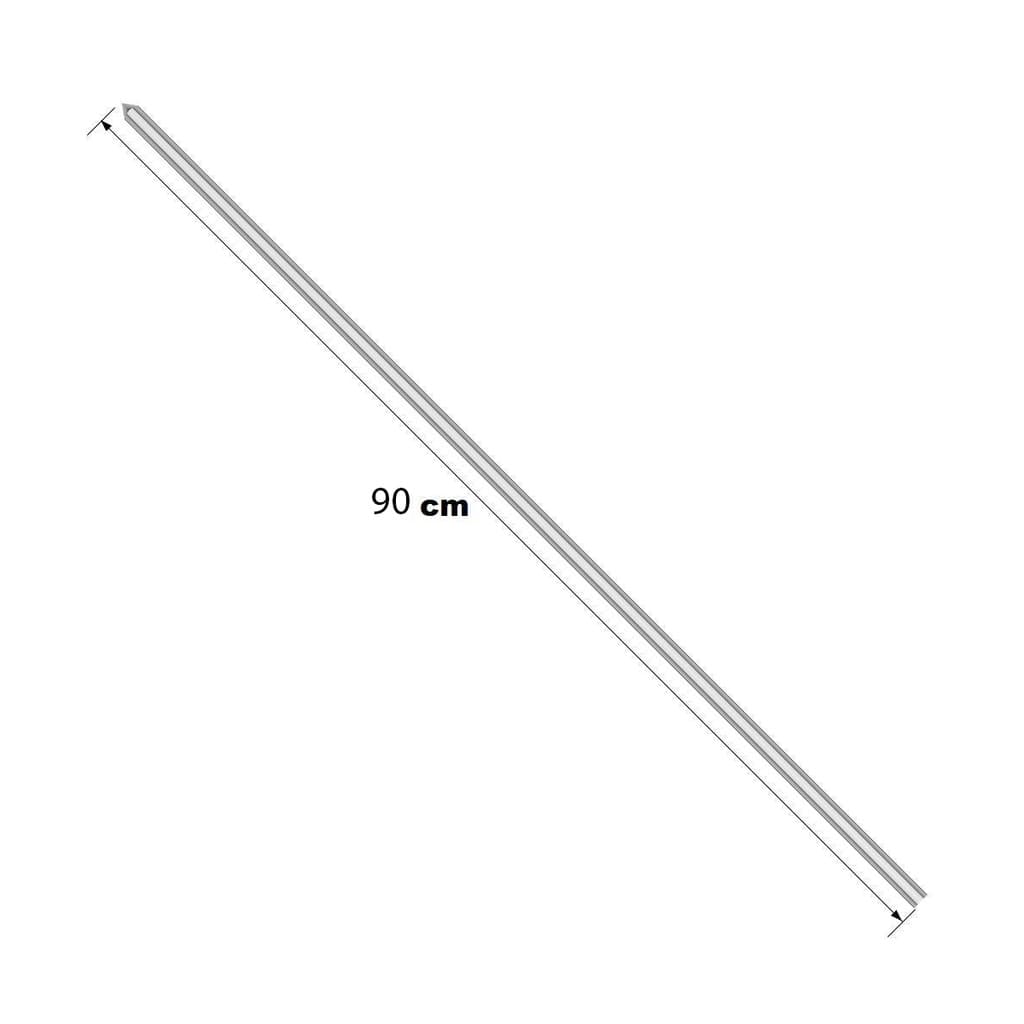 Haste Cilíndrica 90cm P/ Espeto Girator Elétrico Ou A Pilha