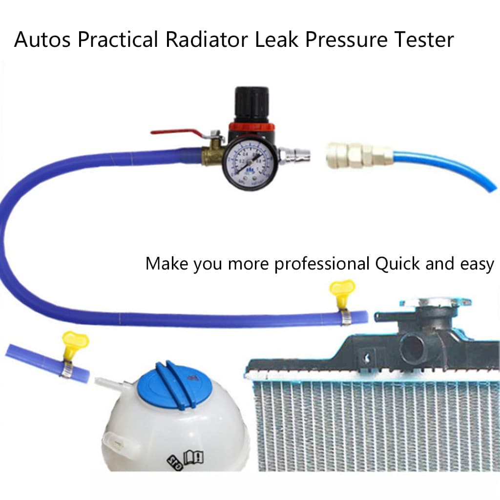 Detector Universal De Vazamento De Tanque De Água Refrigerante De Carro , Medidor De Pressão Do Radiador