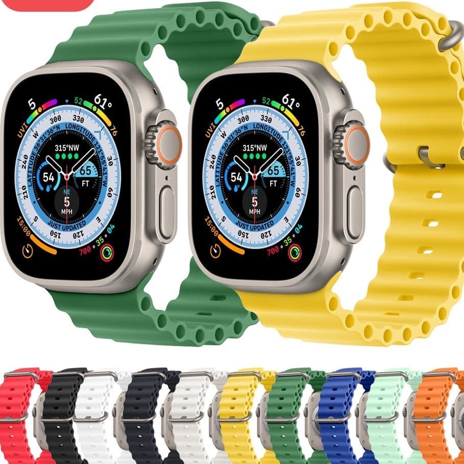 Nova Pulseira Oceano Para Smartwatch Relógio Inteligente Série 10 ultra 46mm 49mm 45mm 41mm 44mm 40m Acessórios