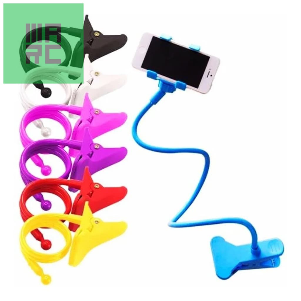 Suporte Celular Maluco Colorido Universal Presilha Articulado Flexível 360 Giratório