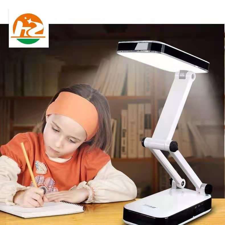 Luminária Portátil Abajur Mesa 24 Led Dobrável Recarregável
