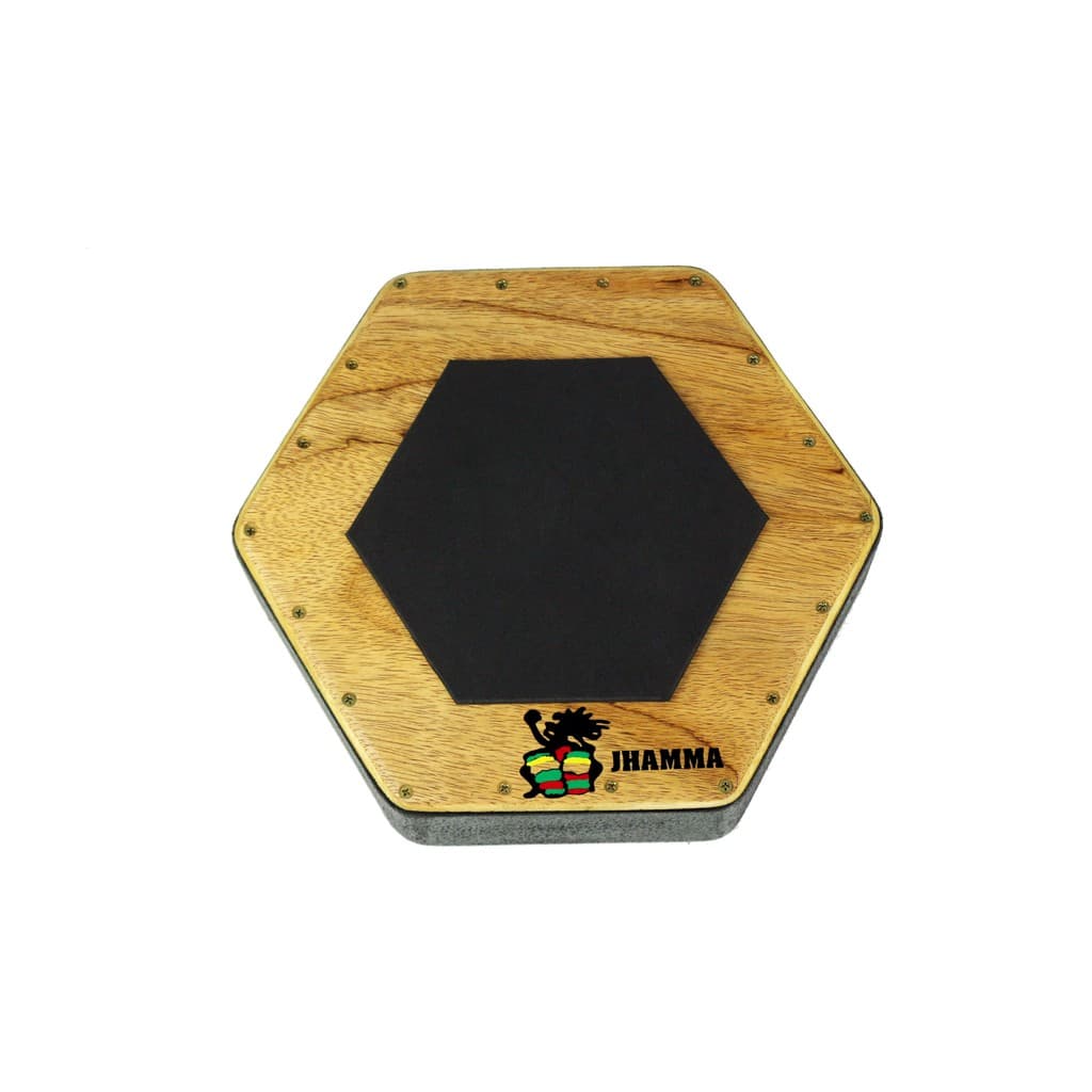 Caixa Cajón Jhamma Percussões Hexagonal Black