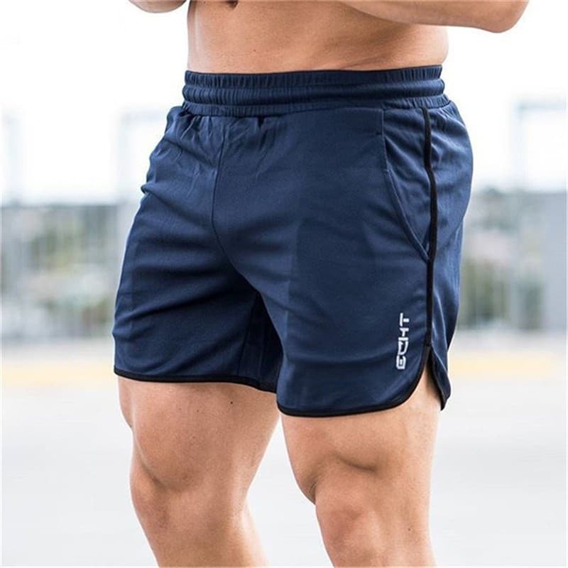 Mens Shorts De Fitness Musculação Ginásio Jogging Workout Shorts Correndo Respirável Quick Dry Camisola De Malha