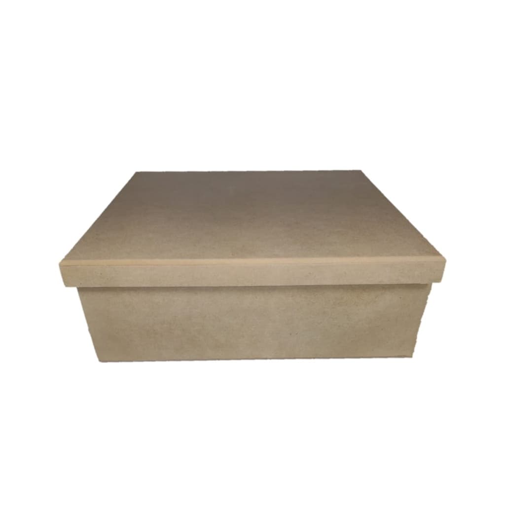 Caixa em Mdf 25x25x7 Jl013 Organizador, Artesanato, Decoração, Presente, Lembrancinha, Padrinhos, Casamento, Festa.