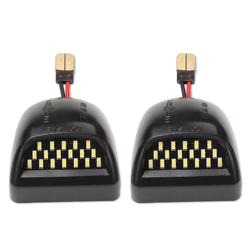 2 Peças Acessórios Para Carro Luz Led Placa De Chevy Silverado Suburban Tahoe GMC Sierra 1500 2500 3500 Cadillac Escalad