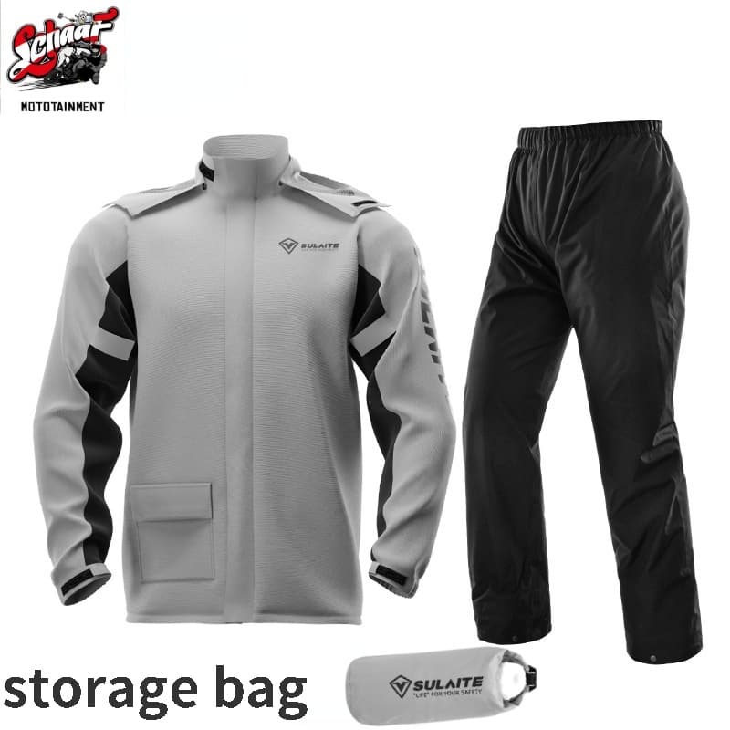 SCHAAF Motocicleta Corpo Inteiro Capa De Chuva Terno Divisão ,Pesca , Caminhadas , Touring Moto , Camping