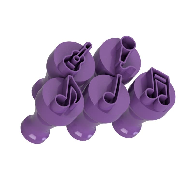 Carimbo para Brigadeiro e Doces - Música - Kit com 5 unidades