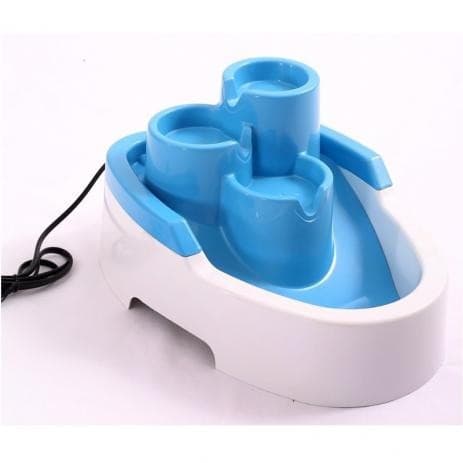 Bebedouro para Gato Fonte Cascata Durapets 2,5 Litros Bivolt Azul