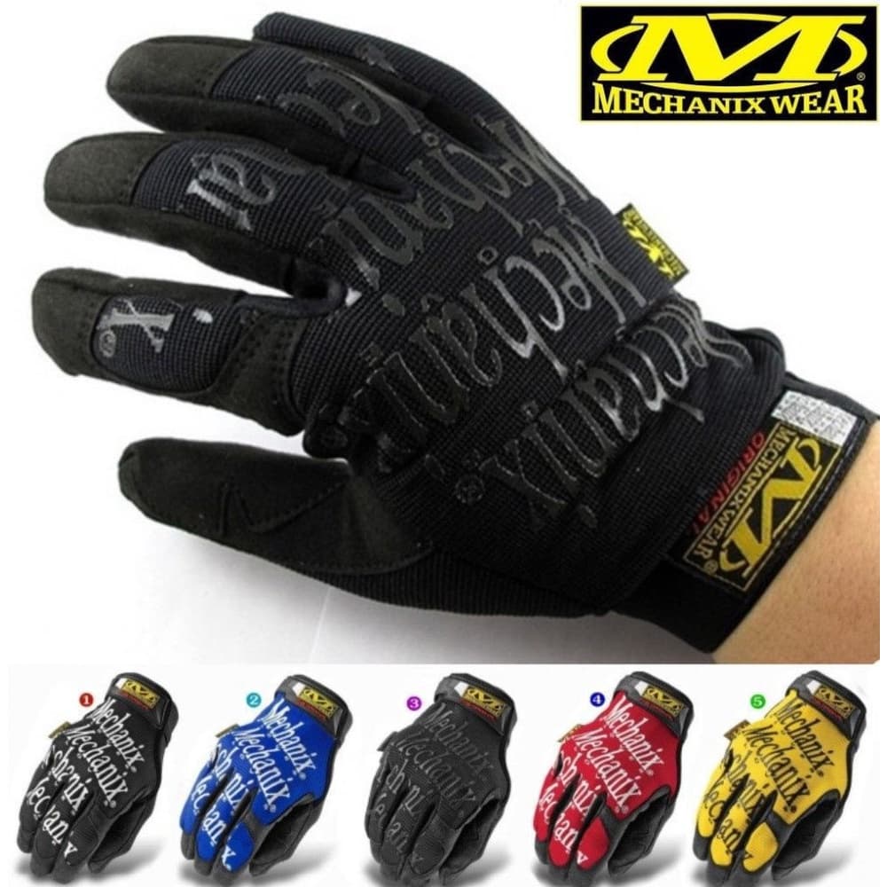 Luvas de Ciclismo Mechanix Antiderrapantes e Emborrachadas, Respiráveis e Antiqueda, para Motocicleta/Bicicleta de Monta