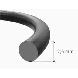 FIO ORING 2,5MM 50 METROS