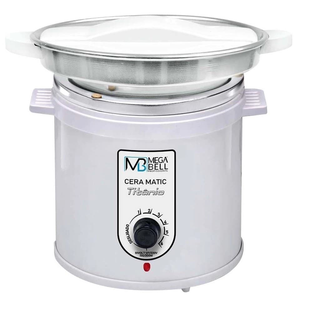 Aquecedor Termocera Mega Bell Titanio 1kg Branca Com Refil
