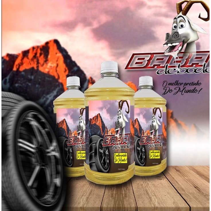 PRETINHO TIPO  Baba De Bufalo Liquido Pretinho Brilhante 1/25 lt 100% QUALIDADE