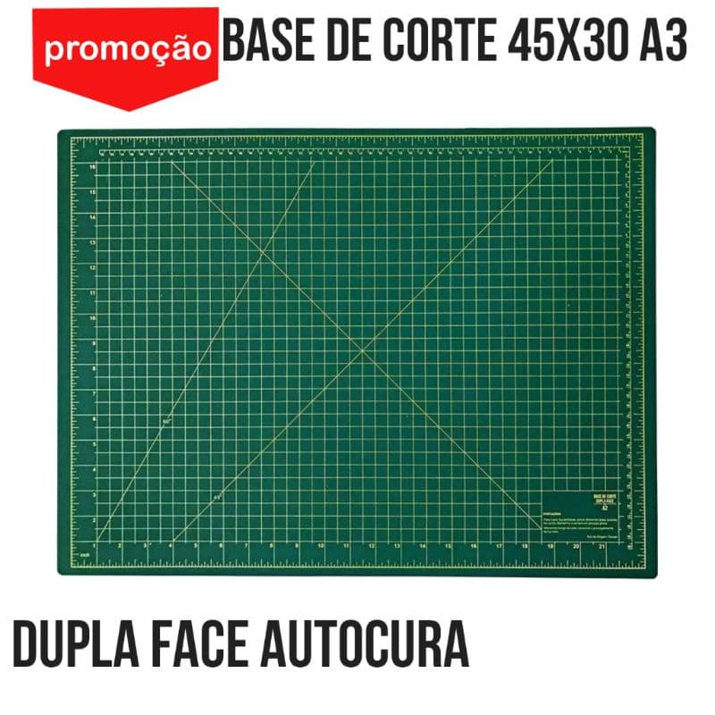 Base De Corte A3 45x30 Patchwork Scrapbook Artesanato Dona Shô