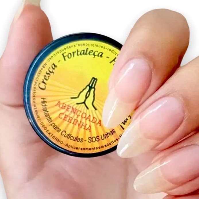 Base Cera Nutritiva Unhas e Cutículas Hidratante - Abençoada Cerinha - Top Beauty
