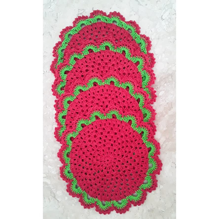 Sousplat, supla, soupla, suplat, sousplat vermelho e verde, mesa posta