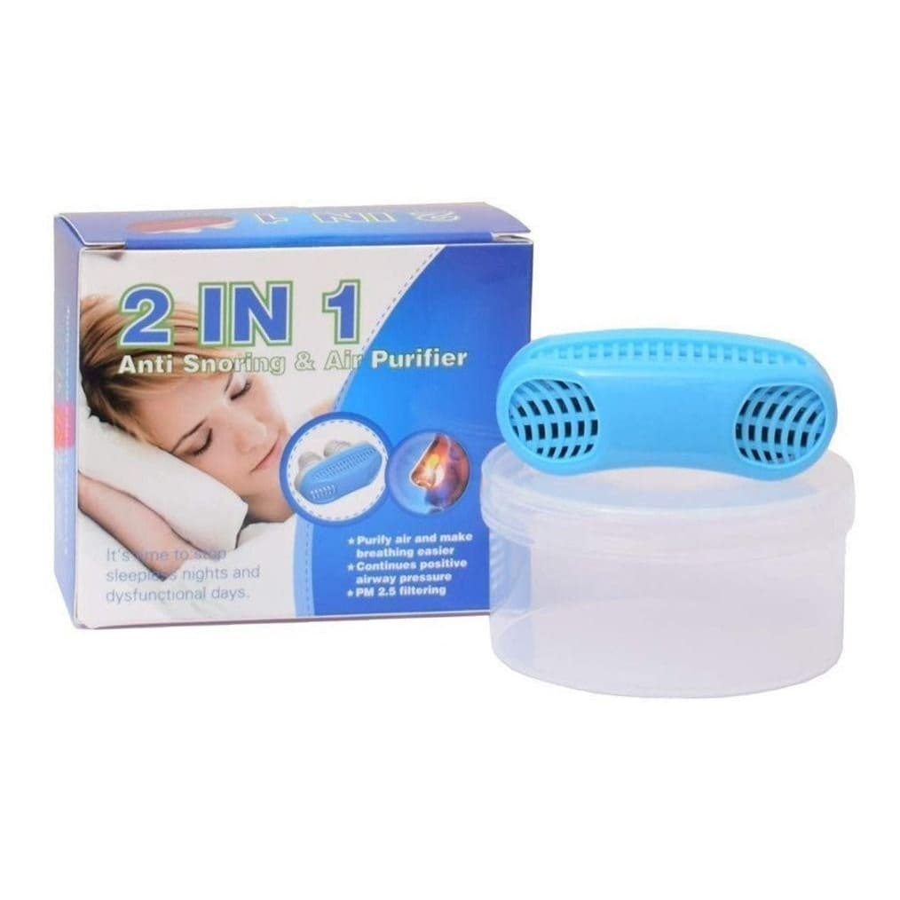Anti Ronco 2 Em 1 Clip Nasal Apneia E Purificador De Ar respiração