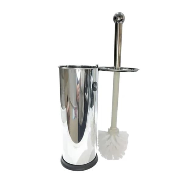 Escova Sanitária De Limpar Vaso Sanitário Privada Banheiro Aço Inox