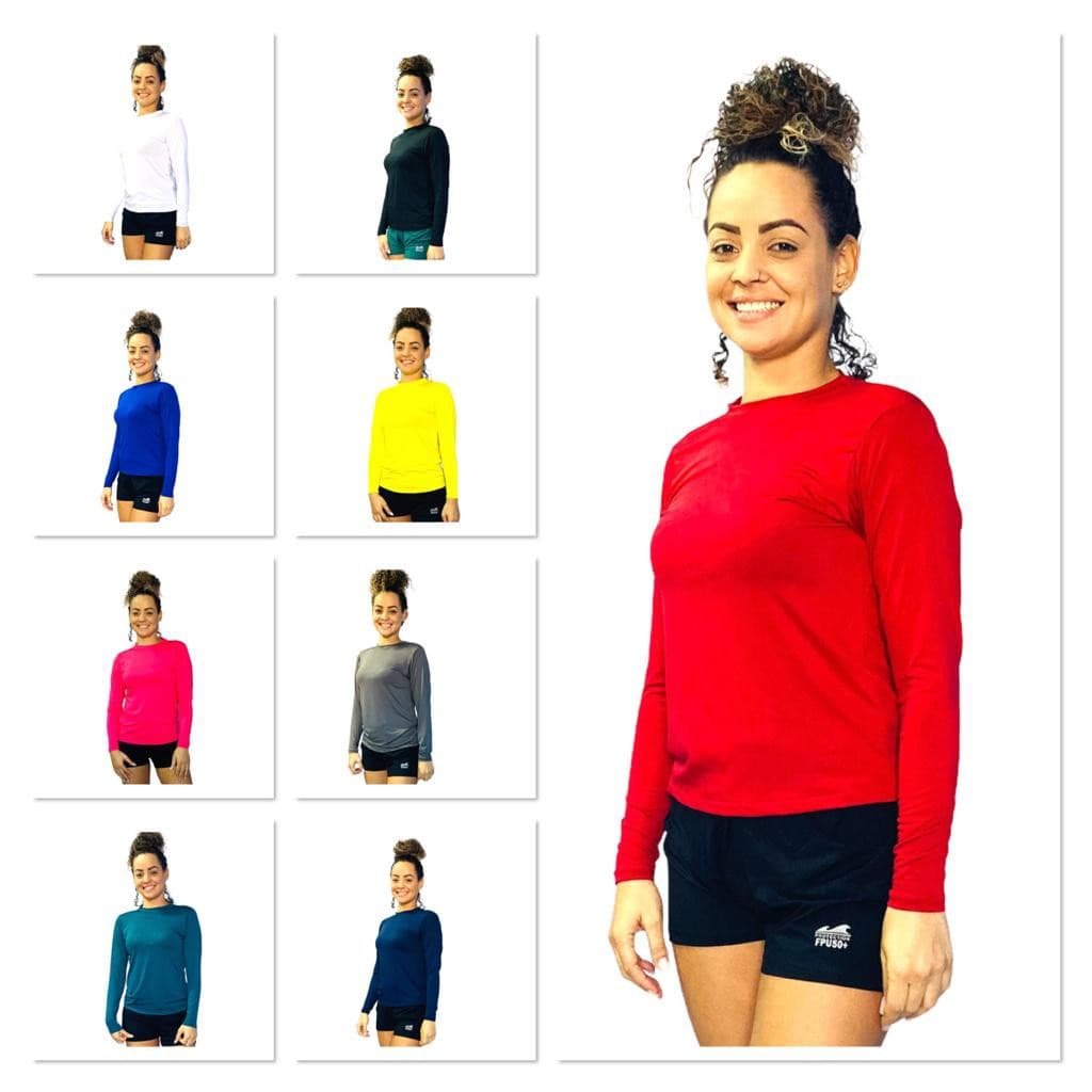 Blusa Termica Feminina Proteção Uv 50+