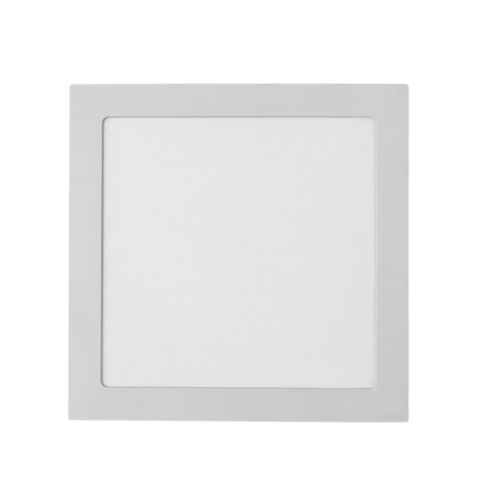 Luminária painel plafon Led 18w Embutir Quadrado 22x22 Forro De Gesso Pvc e madeira