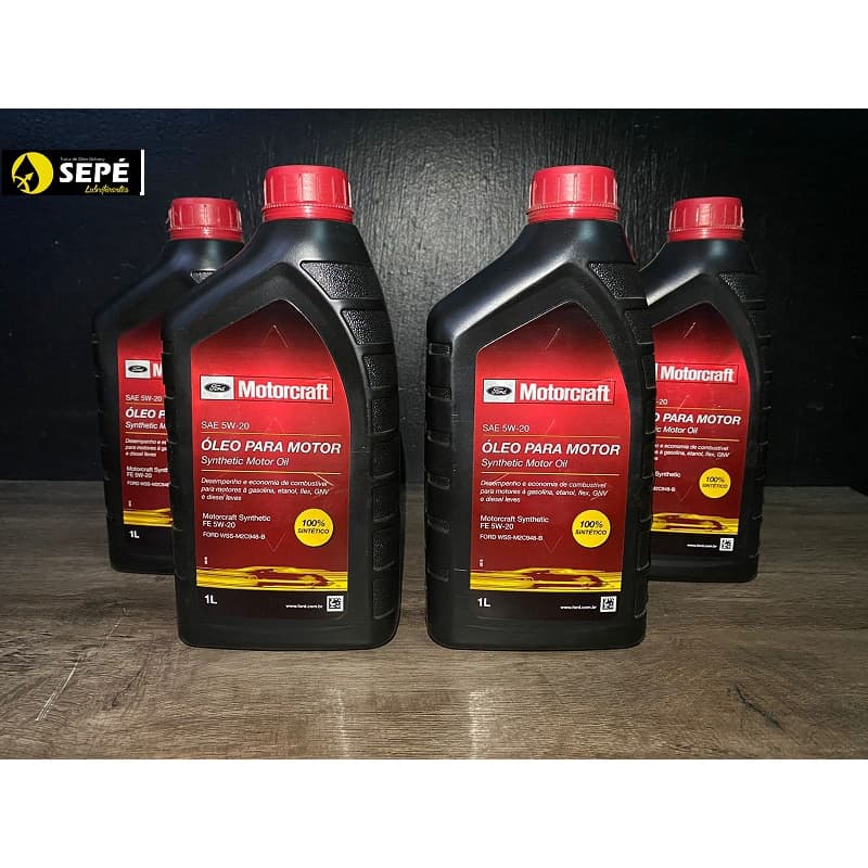 4 Litros Oleo Motor Motorcraft 5w20 Sp 100% Sintetico Original ford Ka+focus fiesta