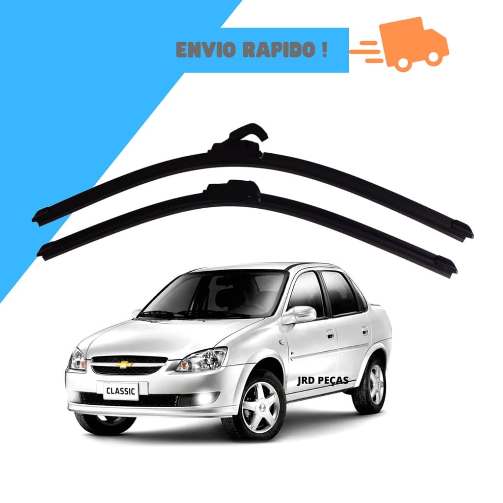 Kit Palheta Limpador Para-brisa Corsa Classic 2010 2011 2012 Par