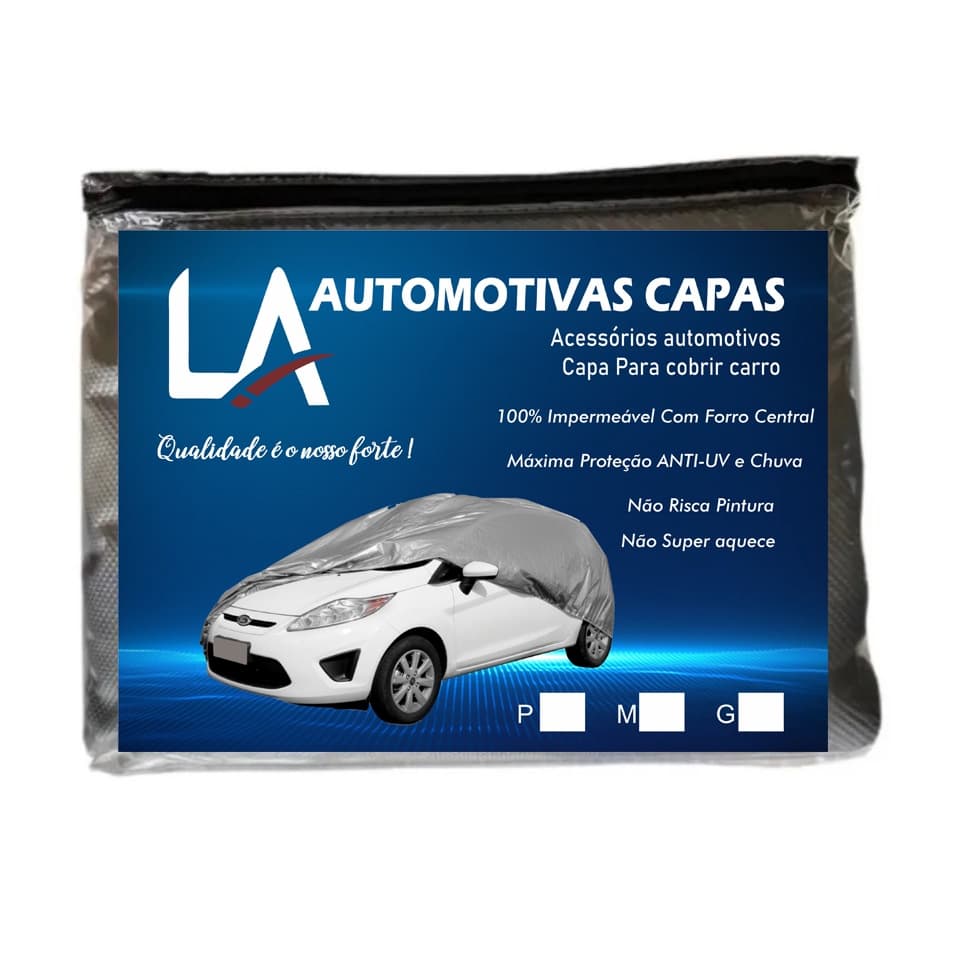 Capa Cobrir Carro Proteger Sol E Chuva 100% Imperm.
