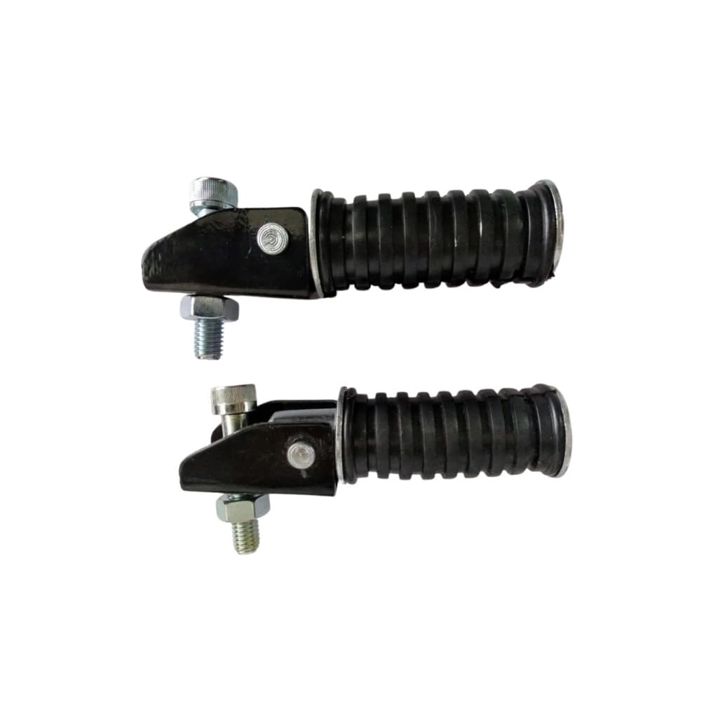 PAR DE PEDALEIRA TRASEIRA COML C/ SUPORTE INTRUDER E YES 125