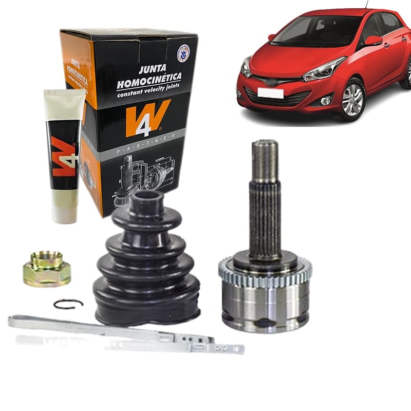 JUNTA HOMOCINÉTICA HYUNDAI HB20 1.0 12V 3cc 2012 ATÉ 2016 MANUAL COM ABS TRAVA CENTRAL DENTES 20 INT X 25 EXT
